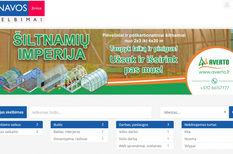 „Jonavos žinios“ pristato naują skelbimų platformą