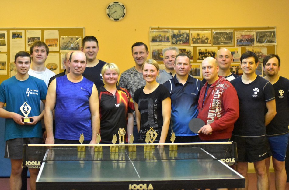 Achemiečių sporto žaidynėse – kovos prie teniso stalų