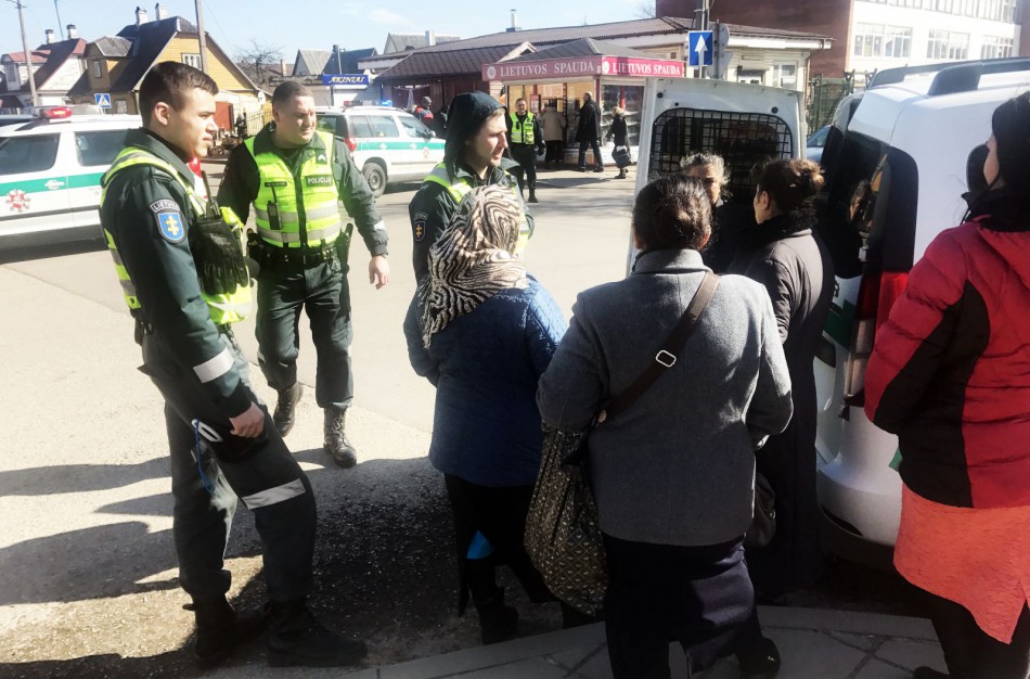 Prie Jonavos turgaus – jungtinė Jonavos ir Kauno policijos pareigūnų priemonė