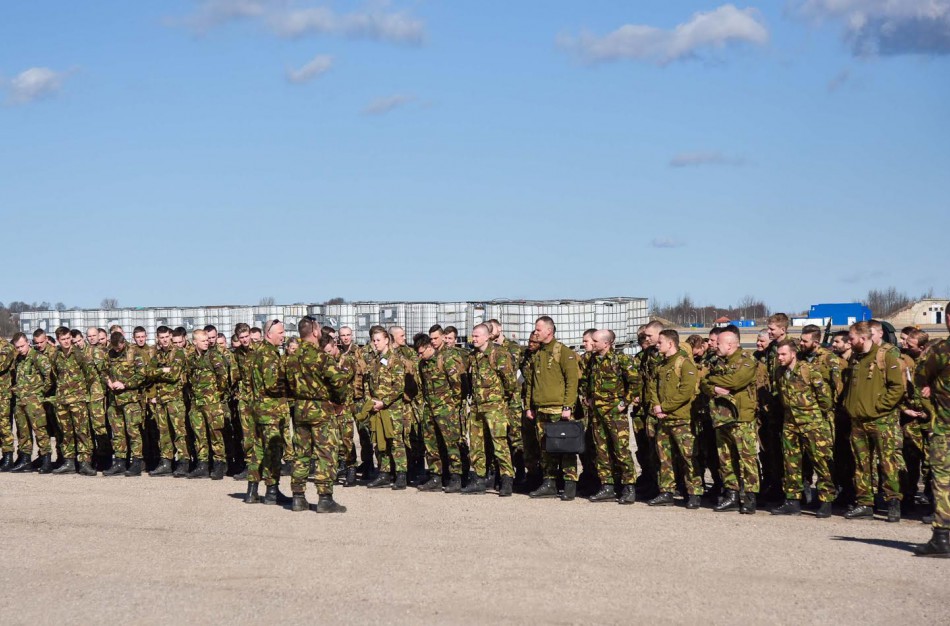NATO priešakinių pajėgų batalionas Rukloje pasipildęs olandų kariais,  pradės ruoštis bendroms pratyboms  