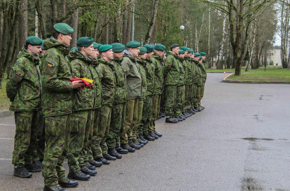 Vaidoto bataliono kariai išvyko rengti Ukrainos karių