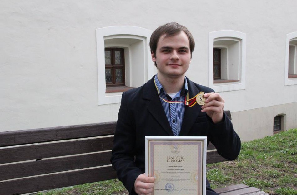 Jaunasis mokslininkas – J.Ralio gimnazijos auklėtinis