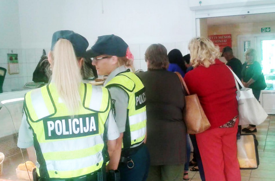 Miesto turgavietėje – patikrinimas