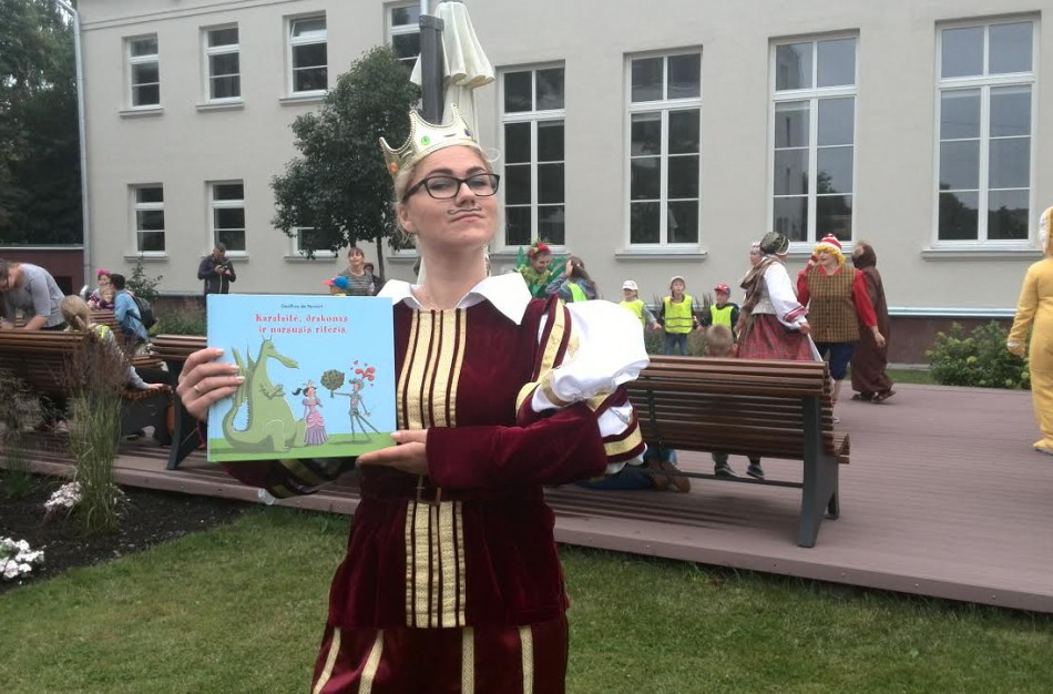 Bibliotekos knygų terasoje atgyja knygų personažai