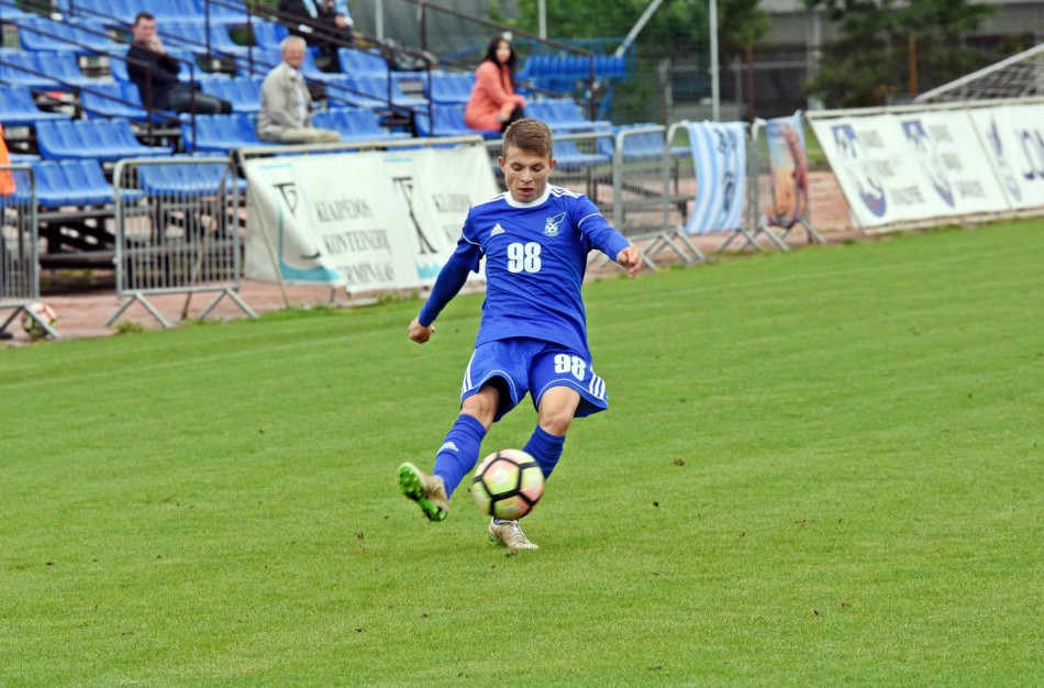 Antrose draugiškose rungtynėse pasiekta pergalė