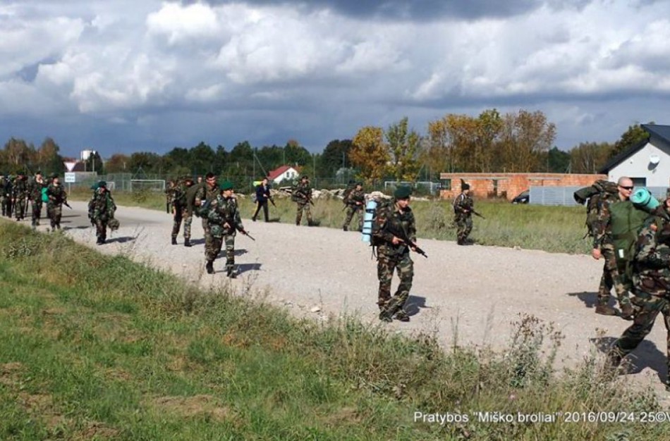 Prie Gaižiūnų miestelio vyks jaunųjų šaulių pratybos