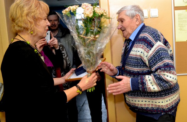 Šaškių entuziastui ir puoselėtojui Vladui Krėjarui – 85