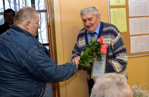 Šaškių entuziastui ir puoselėtojui Vladui Krėjarui – 85