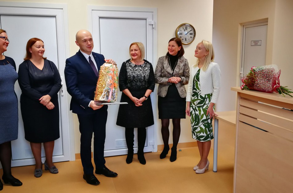 Spalio 10-ąją minima Pasaulinė psichinės sveikatos diena - pasveikintas Jonavos  psichiatrijos dienos stacionaro kolektyvas