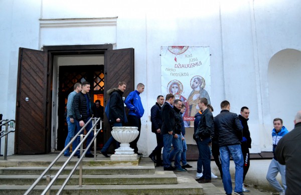 Teigiamos energijos „Lietava“ sėmėsi ir bažnyčioje