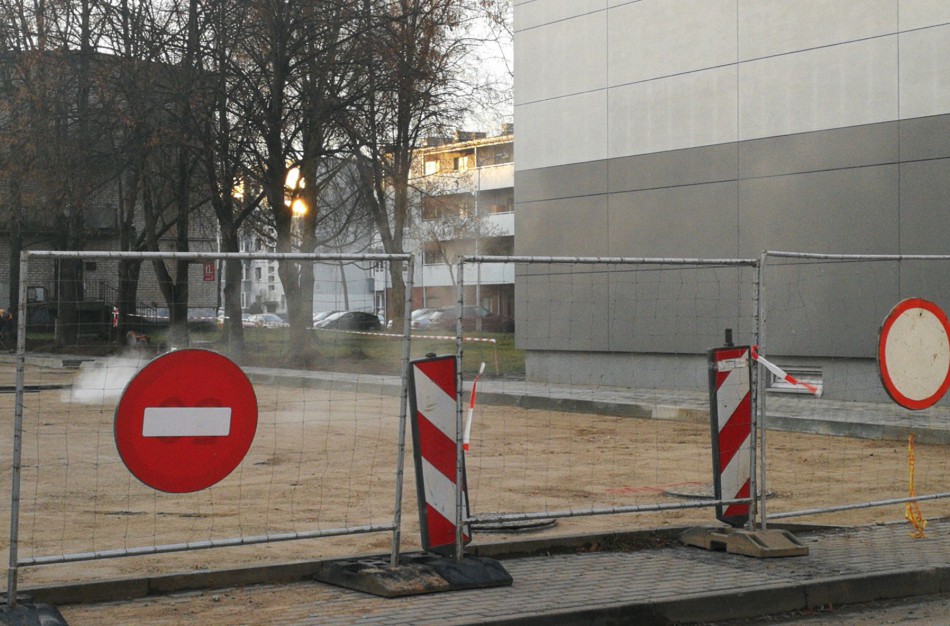 Klaipėdos gatvės gyventojai nerimauja dėl atliekamų darbų