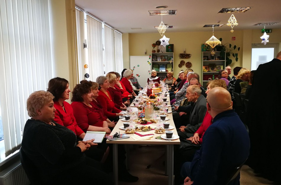 Socialinių paslaugų centro Rimkų padalinyje surengta Advento popietė centro senjorams 