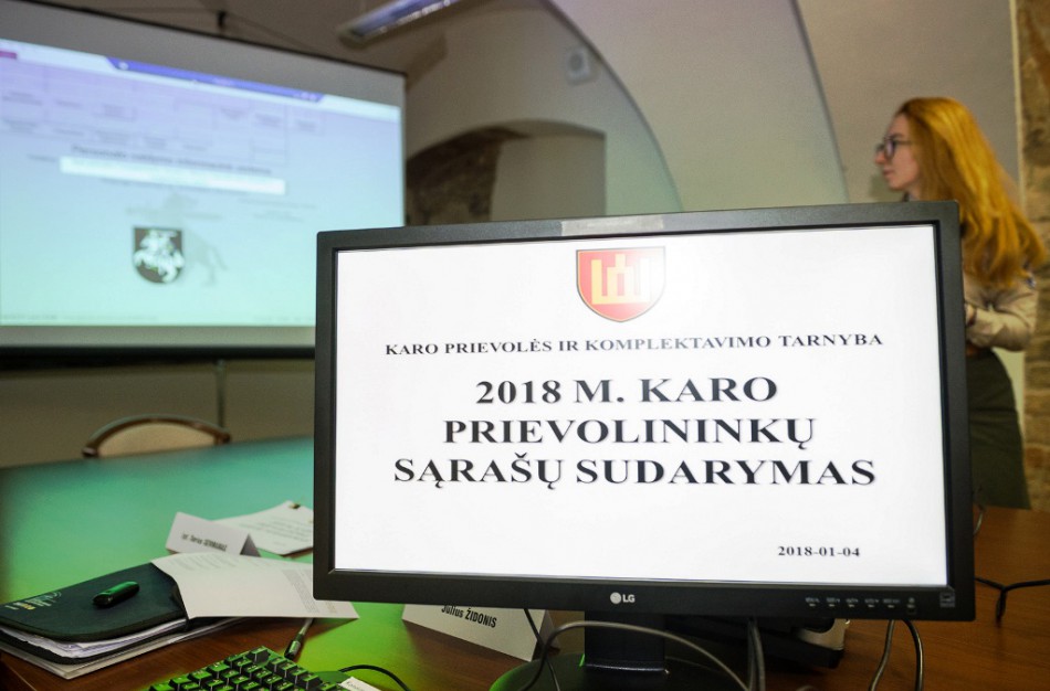 Paskelbti 2018 metų karo prievolininkų sąrašai