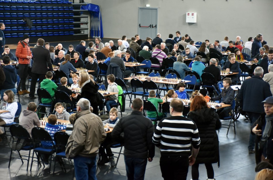 Sporto arenoje - masiška šachmatininkų sueiga