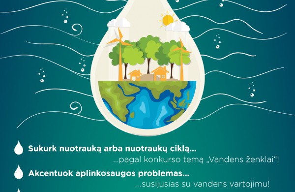 Foto darbų konkursas "Vandens ženklai"