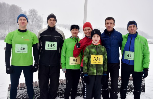 Žiemos bėgimui entuziastai vėl rinkosi Jonavoje