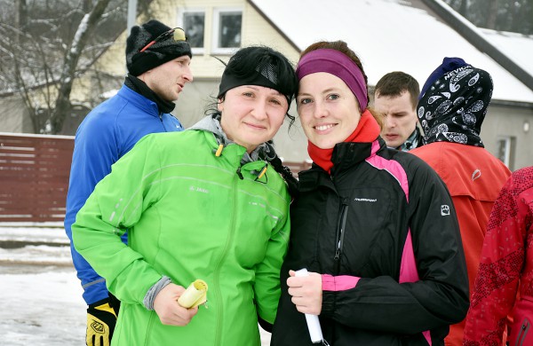 Žiemos bėgimui entuziastai vėl rinkosi Jonavoje