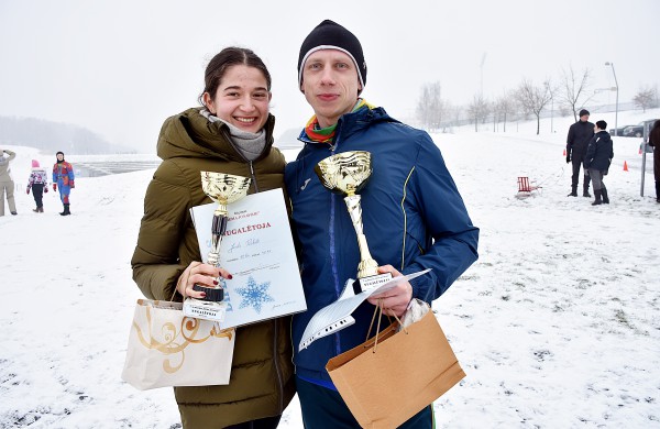 Žiemos bėgimui entuziastai vėl rinkosi Jonavoje