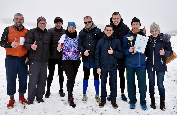 Žiemos bėgimui entuziastai vėl rinkosi Jonavoje