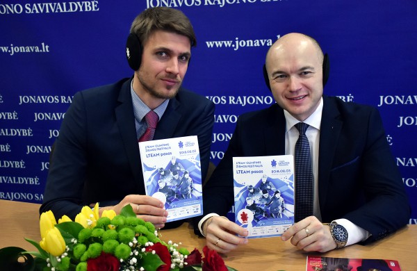 Spaudos konferencijoje – artėjančio žiemos olimpinio festivalio belaukiant