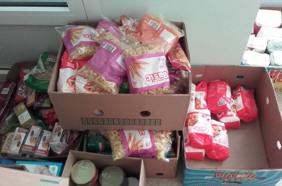 Bus dalinami maisto paketai nepasiturintiems 