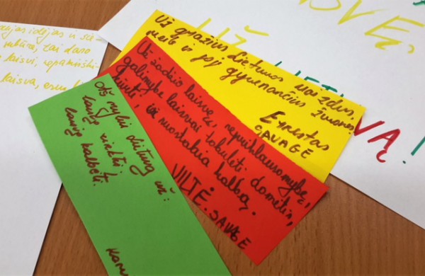 "Kuo man brangi Lietuva" - Jonavos Senamiesčio gimnazija