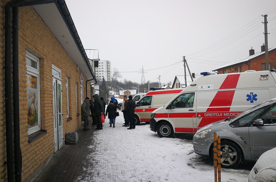 Turgavietėje gaivintas žmogus