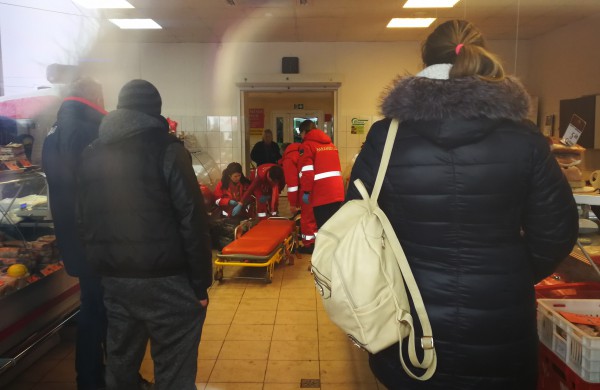 Turgavietėje gaivintas žmogus