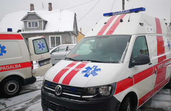 Turgavietėje gaivintas žmogus