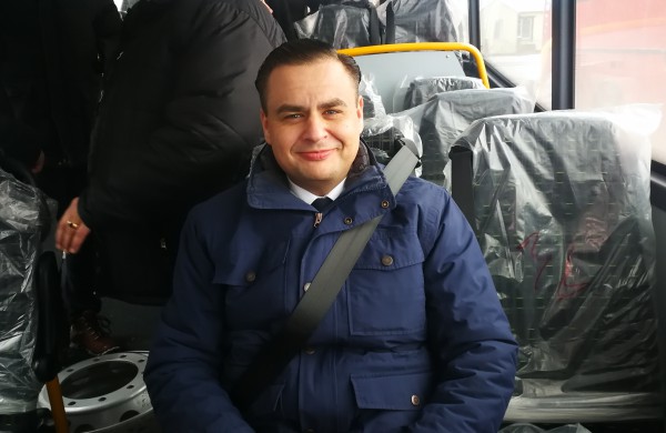 Šiandien pristatyti du nauji autobusai, kurie netrukus riedės Jonavos gatvėmis