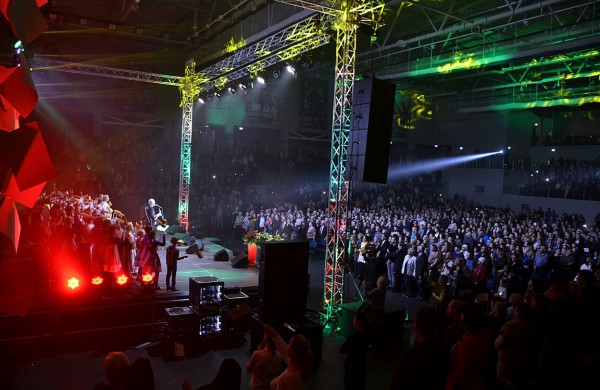 Prieš 10 metų suprojektuota, 6 metus statyta, šiandien Jonavos sporto arena mini vienerių metų sukaktį