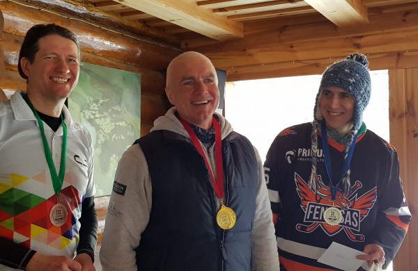 Karštos lietuvių ir latvių kovos Lietuvos diskgolfo žiemos čempionate vykusiame Jonavos rajone