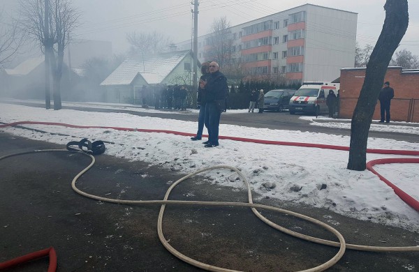 Jonavoje degė gyvenamasis namas 