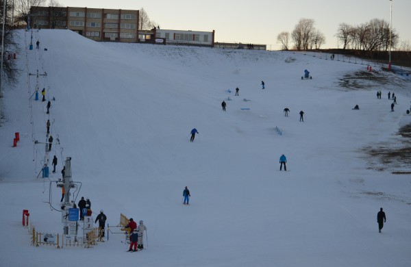 Slidinėjimo trasose – lankytojų antplūdis