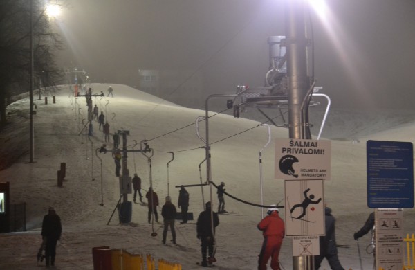 Slidinėjimo trasose – lankytojų antplūdis