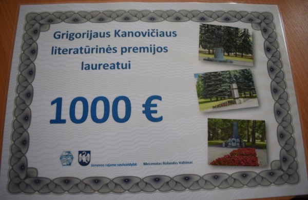 Skelbiamas kasmetinės respublikinės Grigorijaus Kanovičiaus premijos konkursas