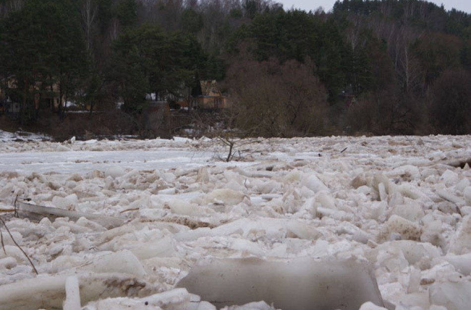 Vandens lygis Neryje lieka aukštas