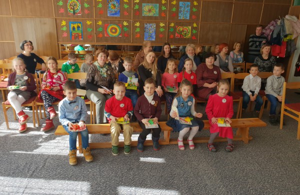 Dailaus rašto konkurse ,,Mažoji plunksnelė – 2018“ varžėsi  priešmokyklinukai 