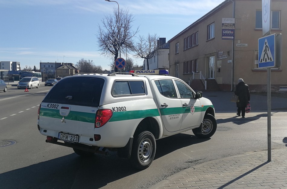 Policijos priemonės balandžio mėnesį