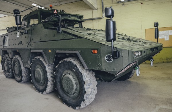 Sausumos pajėgų Juozo Lukšos mokymo centre prasidėjo pėstininkų kovos mašinų „Vilkas” vairuotojų rengimo kursas