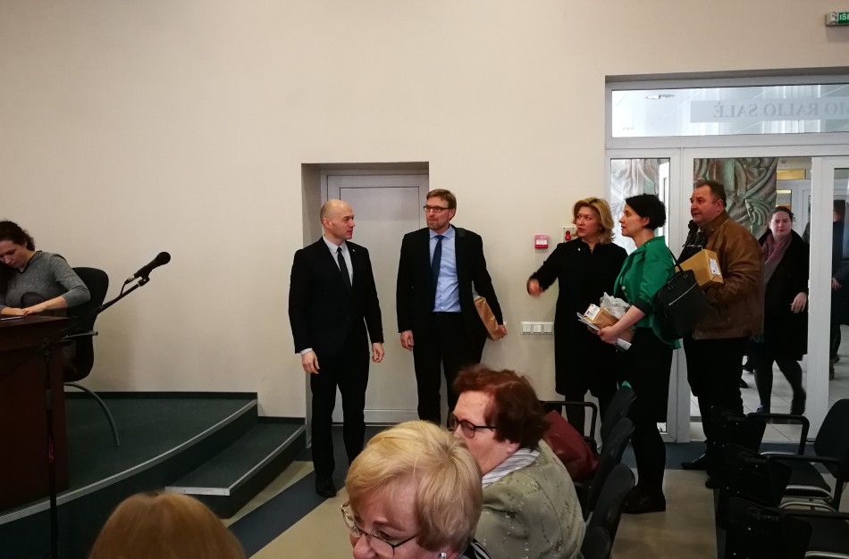 Jonavoje lankėsi ministras Linas Kukuraitis