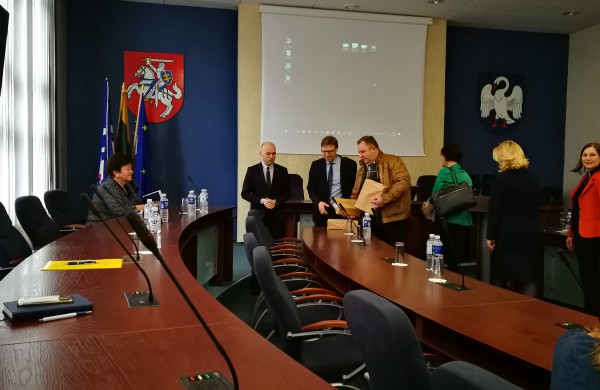 Jonavoje lankėsi ministras Linas Kukuraitis