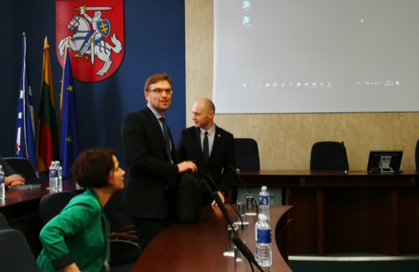 Jonavoje lankėsi ministras Linas Kukuraitis