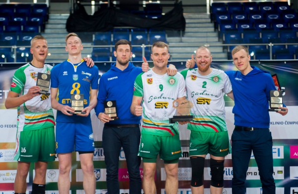 Paskelbti geriausi Lietuvos tinklinio čempionato septynetai