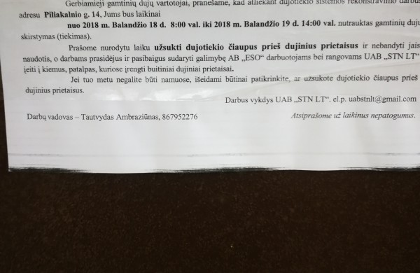 Gyventojai: “Atėjau, iškasiau, o perspėti nereikia?!”
