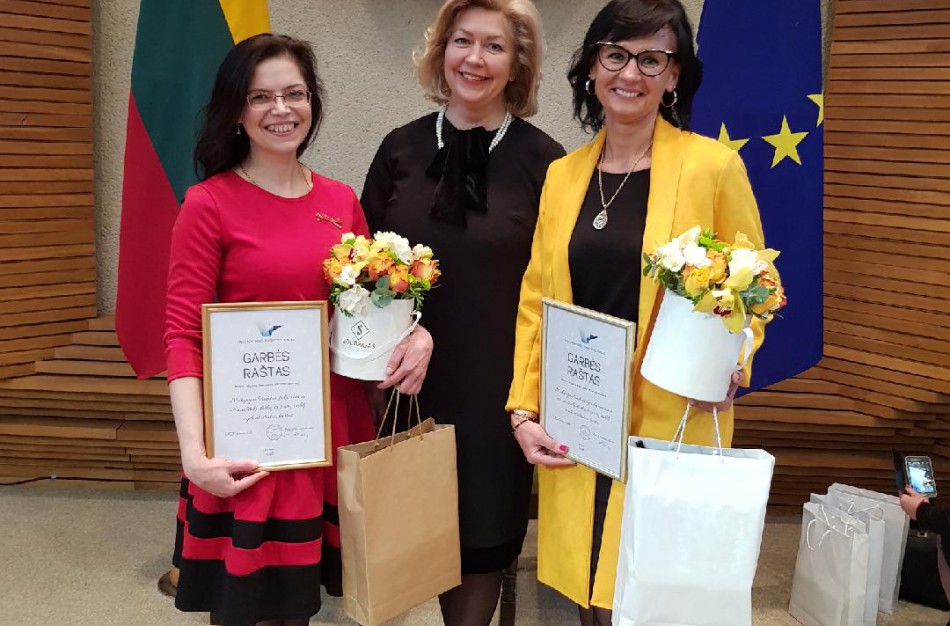 Apdovanotos Panerio pradinės mokyklos pedagogės 