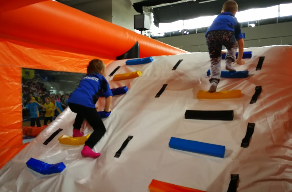 Jonavos sporto arenoje paminėtas sveikatą stiprinančių mokyklų veiklos 25-metis 