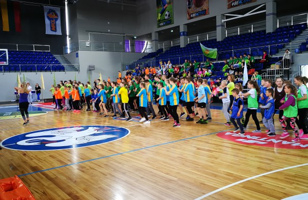 Jonavos sporto arenoje paminėtas sveikatą stiprinančių mokyklų veiklos 25-metis 