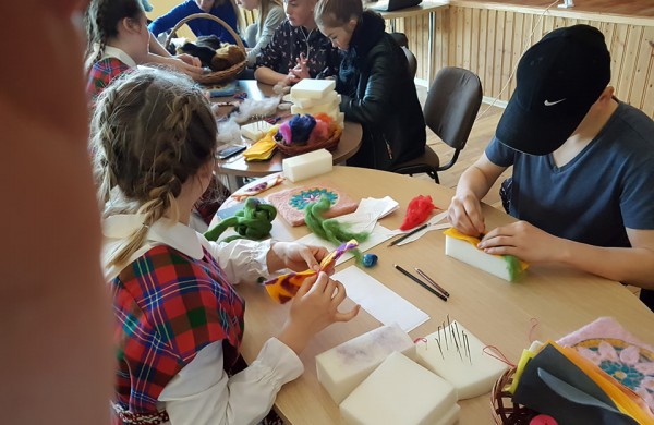 Rajoninis integruotos veiklos projektas „Lino spalvos“