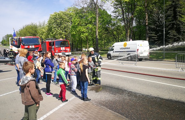 Šiandien iškilmingai paminėta Šv. Florijono diena - žiūrovai liko sužavėti 